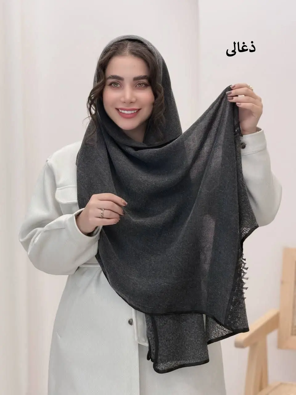 3732-شال پاییزه پاپیون